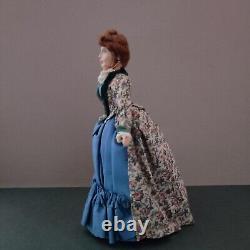 1/12 Lady Doll Late Victorian Fashion One Of A Kind Miniature Dollshouse