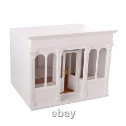 1/12 Mini Wooden House Model Doll House Toy for Miniature Scene Dollhouse