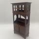 1/12 Miniature Collectible J Whitehead Dolls House Display Cabinet- Glass Back