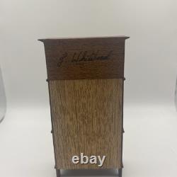 1/12 Miniature Collectible J Whitehead Dolls House Display Cabinet- Glass Back