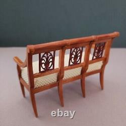 1/12 Miniature Herbillon French Living Room Dollshouse XVIII Century Style Set