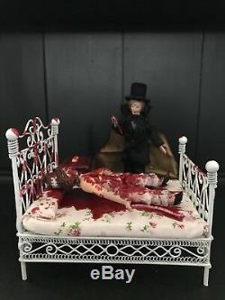 1/12 Minituer Jack The Ripper & Mary Kelly Dolls For Haunted House Halloween