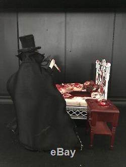 1/12 Minituer Jack The Ripper & Mary Kelly Dolls For Haunted House Halloween
