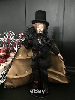 1/12 Minituer Jack The Ripper & Mary Kelly Dolls For Haunted House Halloween