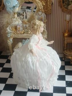 1/12 Porcelin Child Dolls House Doll. 12cm Tall. Tilly Mint My Name