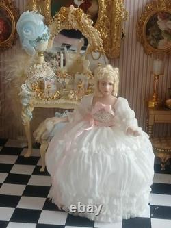 1/12 Porcelin Child Dolls House Doll. 12cm Tall. Tilly Mint My Name