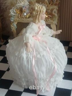 1/12 Porcelin Child Dolls House Doll. 12cm Tall. Tilly Mint My Name