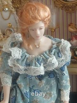 1/12 Porcelin Dolls House Doll? 14cm Height
