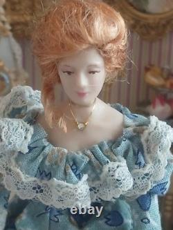 1/12 Porcelin Dolls House Doll? 14cm Height