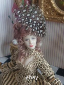 1/12 Porcelin Dolls House Doll. 15cm In Height