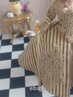 1/12 Porcelin Dolls House Doll. 15cm In Height