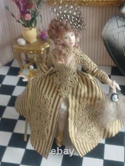 1/12 Porcelin Dolls House Doll. 15cm In Height