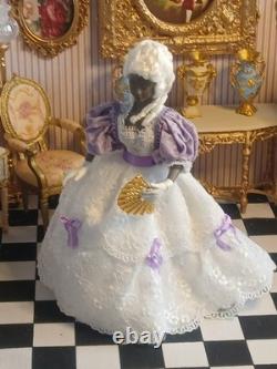1/12 Porcelin Dolls House Doll. 15cm In Height. Handmade