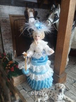 1/12 Porcelin Dolls House Doll. 15cm In Height. Handmade 1/12 Porcelin Dolls House Doll. 15cm In Height. Handmade