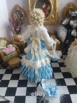 1/12 Porcelin Dolls House Doll. 15cm In Height. Handmade