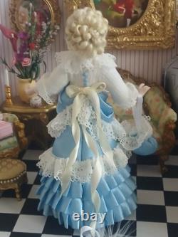 1/12 Porcelin Dolls House Doll. 15cm In Height. Handmade