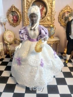 1/12 Porcelin Dolls House Doll. 15cm In Height. Handmade