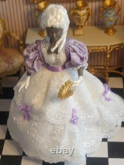 1/12 Porcelin Dolls House Doll. 15cm In Height. Handmade