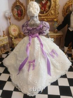 1/12 Porcelin Dolls House Doll. 15cm In Height. Handmade