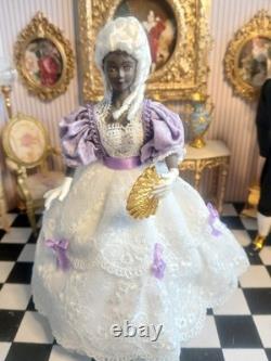 1/12 Porcelin Dolls House Doll. 15cm In Height. Handmade