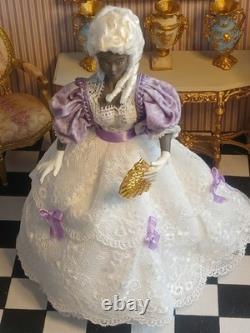 1/12 Porcelin Dolls House Doll. 15cm In Height. Handmade