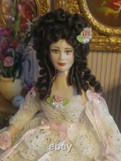 1/12 Porcelin Dolls House Doll. 16cm In Height. Handmade