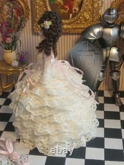 1/12 Porcelin Dolls House Doll. 16cm In Height. Handmade