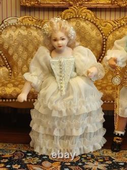1/12 Porcelin Dolls House Doll? 8cm In Height. I Combine P&P