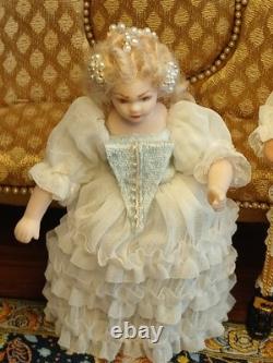 1/12 Porcelin Dolls House Doll? 8cm In Height. I Combine P&P