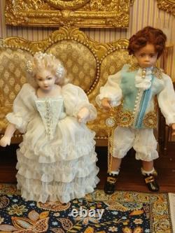 1/12 Porcelin Dolls House Doll? 8cm In Height. I Combine P&P