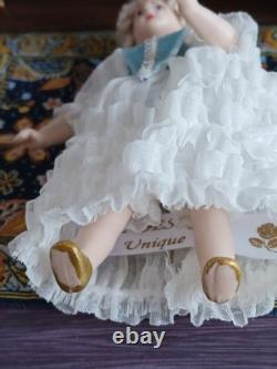 1/12 Porcelin Dolls House Doll? 8cm In Height. I Combine P&P