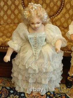 1/12 Porcelin Dolls House Doll? 8cm In Height. I Combine P&P