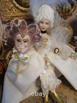 1/12 Porcelin Dolls House Doll. ART. Display? 16cm In Height