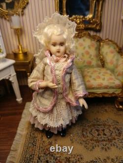 1/12 Porcelin Dolls House Doll Child