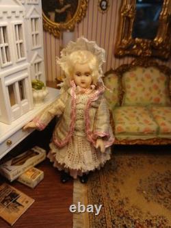 1/12 Porcelin Dolls House Doll Child