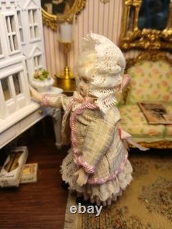 1/12 Porcelin Dolls House Doll Child
