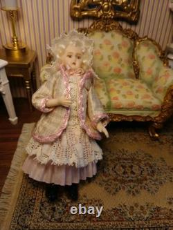 1/12 Porcelin Dolls House Doll Child