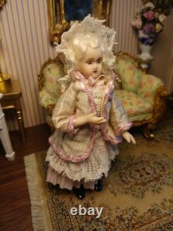 1/12 Porcelin Dolls House Doll Child