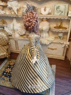 1/12 Porcelin Dolls House Doll. Exquisite. 16cm In Height