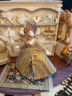 1/12 Porcelin Dolls House Doll. Exquisite. 16cm In Height