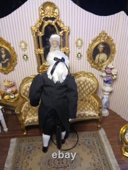 1/12 Porcelin Dolls House Doll. Stunning