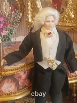 1/12 Porcelin Dolls House Doll. Stunning? I COMBINE P&P On Dolls ONLY