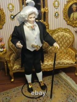 1/12 Porcelin Dolls House Doll. Stunning? I COMBINE P&P On Dolls ONLY