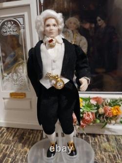 1/12 Porcelin Dolls House Doll. Stunning? I COMBINE P&P On Dolls ONLY