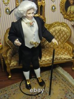 1/12 Porcelin Dolls House Doll. Stunning? I COMBINE P&P On Dolls ONLY