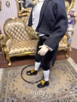 1/12 Porcelin Dolls House Doll. Stunning? I COMBINE P&P On Dolls ONLY