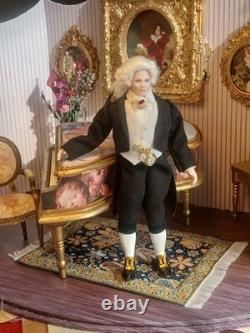 1/12 Porcelin Dolls House Doll. Stunning? I COMBINE P&P On Dolls ONLY