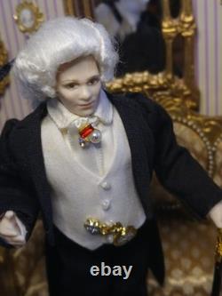 1/12 Porcelin Dolls House Doll. Stunning? I COMBINE P&P On Dolls ONLY