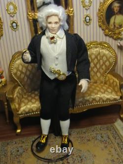 1/12 Porcelin Dolls House Doll. Stunning? I COMBINE P&P On Dolls ONLY