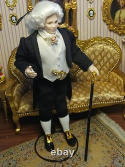 1/12 Porcelin Dolls House Doll. Stunning? I COMBINE P&P On Dolls ONLY